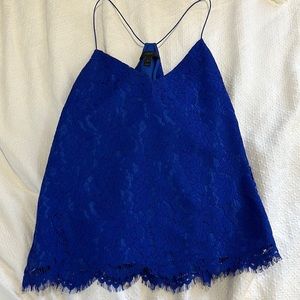 J. Crew blue Carrie Cami, size 6